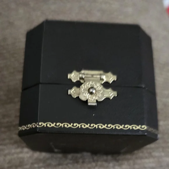 Vintage Juicy Couture Black and Gold Dog Charm Pendant